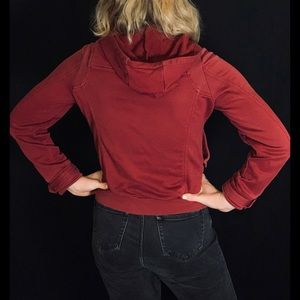 Modcloth Tops - ModCloth Leipzig Hoodie Maroon Modcloth Tops - ModCloth Leipzig Hoodie Maroon